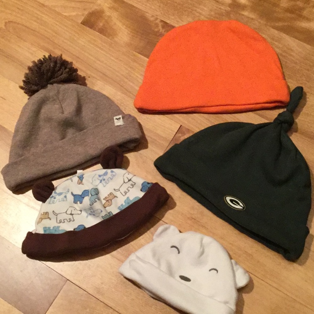 Bundle of  hats to keep your little one cozy